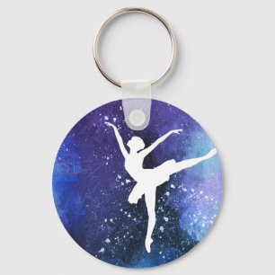 Ballerina/ Balletttänzerin Keychain