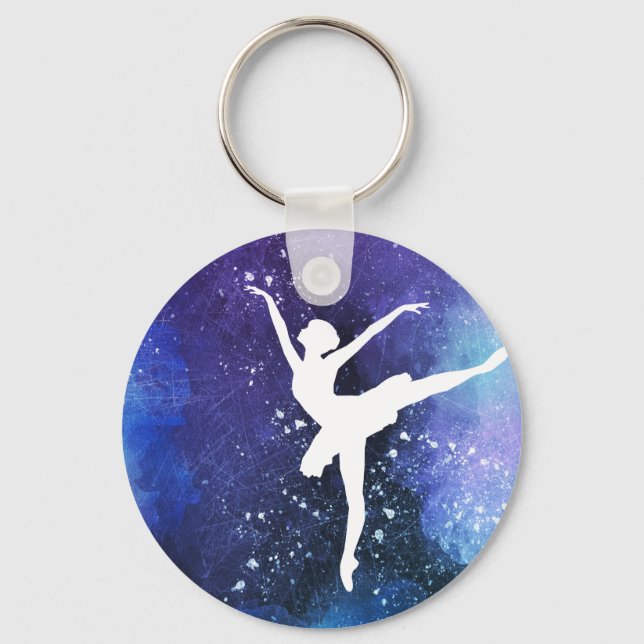 Ballerina/ Balletttänzerin Keychain (Front)