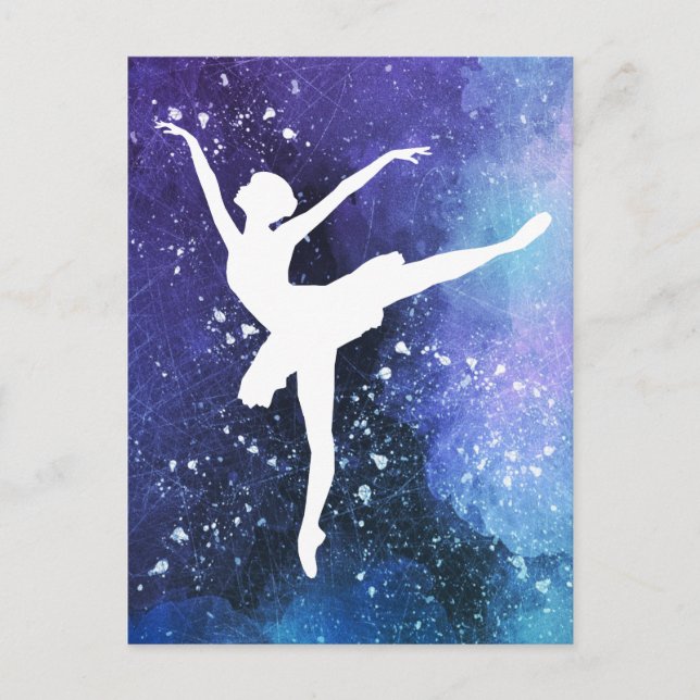 Ballerina/ Balletttänzerin Postcard (Front)