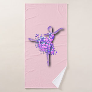 Ballerina Bath Towel Ballett Dancer Girl