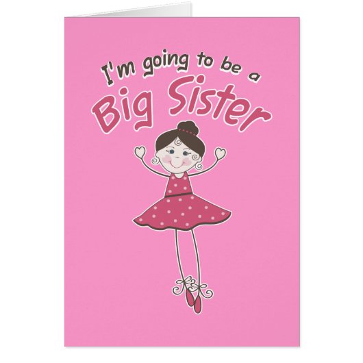Ballerina Big Sister To Be (Front)