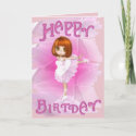 BALLERINA BIRTHDAY CARD