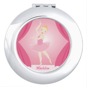 Ballerina birthday party vanity mirror