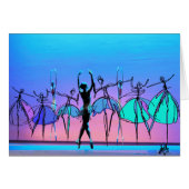 Ballerina blank card (Front Horizontal)