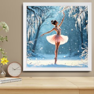 Ballerina bright fashion elegance dance framed art