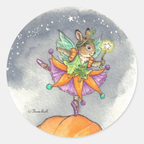 Ballerina Bunny Stickers Halloween