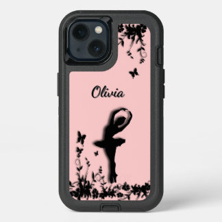 Ballerina Butterfly Dance in Garden Personal iPhone 13 Case