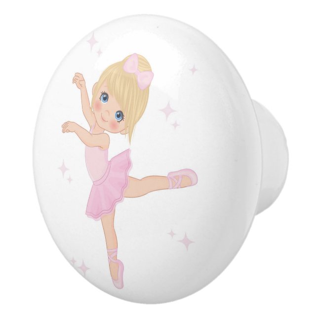 Ballerina Ceramic Knob (Right)