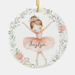Ballerina Ceramic Ornament