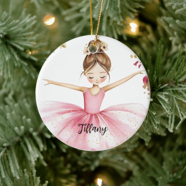 Ballerina Ceramic Ornament (Tree)