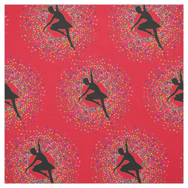 Ballerina Color Burst Fabric (Swatch)