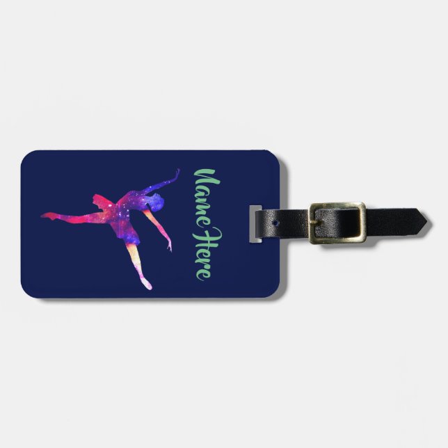 Ballerina  custom Luggage Tags (Front Horizontal)