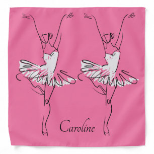 Ballerina custom name & color bandana