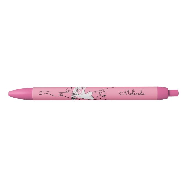 Ballerina custom name & color pens (Front)