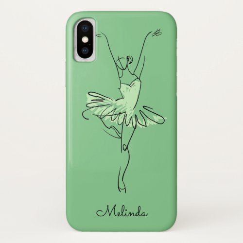 Ballerina custom name  color phone cases