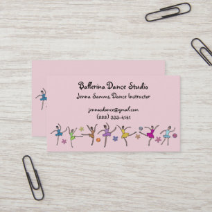Ballerina Dance Business Cards