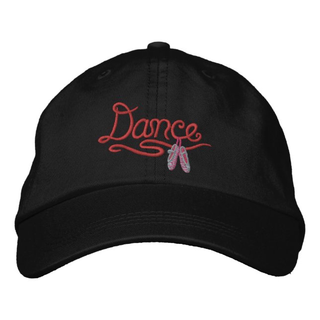 Ballerina  - Dance Embroidered Baseball Cap (Front)