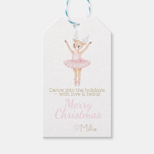 Ballerina/Dance Gift Tags (Front)
