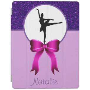 Ballerina Dance Glitter and Bow iPad Smart Cover