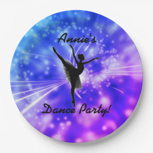 Ballerina Dance Party Paper Plates
