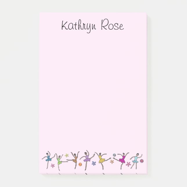 Ballerina Dance Post-it® Notes (Front)