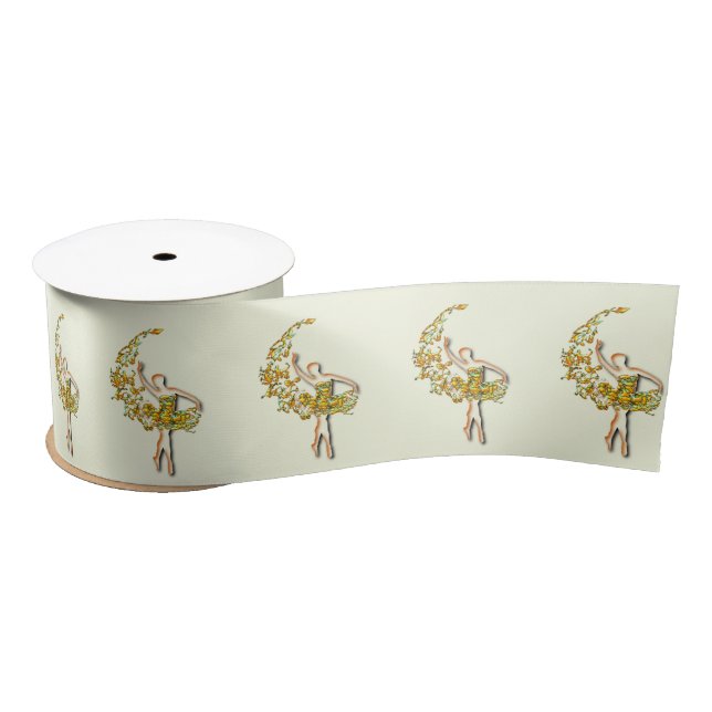 Ballerina Dance Ribbon Ballet Dancer Girl (Spool)