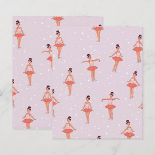 Ballerina Dance Scrapbook Paper 