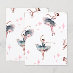 Ballerina Dance Scrapbook Paper 