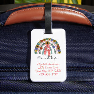 Ballerina Dance Studio Ballet Instructor Dancer Luggage Tag