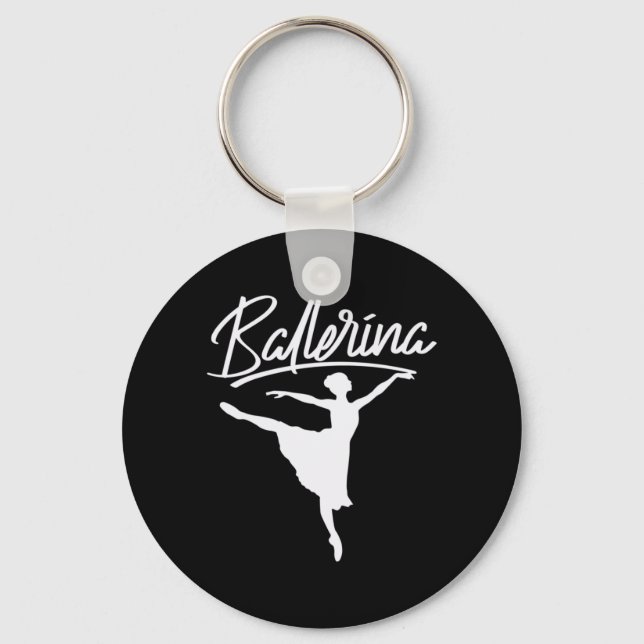 Ballerina Dancer Keychain (Front)