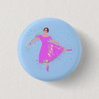 Ballerina Dancer Magenta Pink Dress