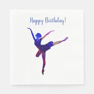 Ballerina Dancer Napkins