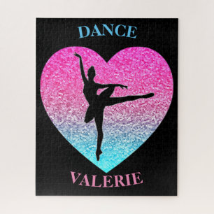 Ballerina Dancer Personalized Jigsaw Puzzle