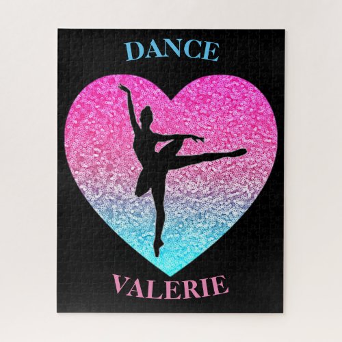 Ballerina Dancer Personalized  Jigsaw Puzzle