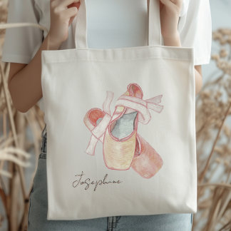 Ballerina Dancer Tote With Name