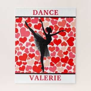 Ballerina Dancer Valentine's Day Puzzle
