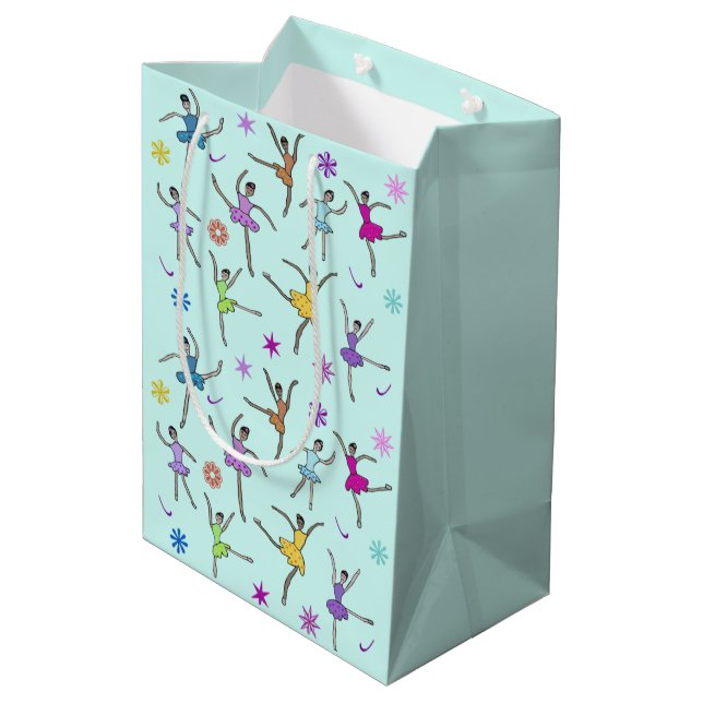 Ballerina Dancers Gift Bags (Back Angled)