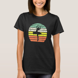 Ballerina Dancing Ballet Releve Position Vintage S T-Shirt