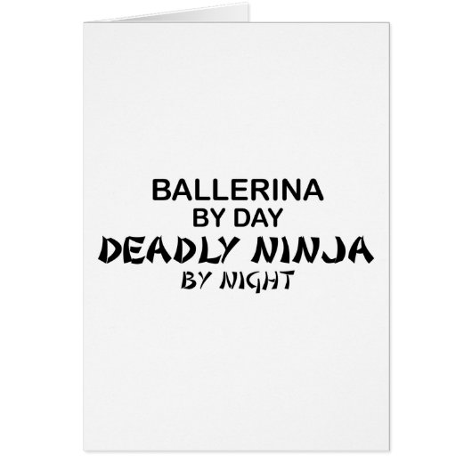 Ballerina Deadly Ninja by Night (Front)