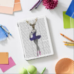 Ballerina Deer in Blue iPad Pro Cover<br><div class="desc">Ballet Deer in Blue by Fab Funky. Features a posing deer ballerina.  | 190168D</div>