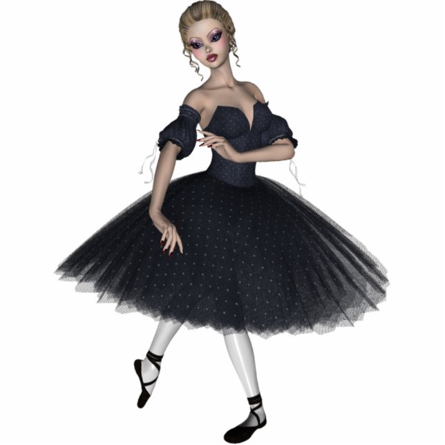 ♥ Ballerina ♥ (Design A) Cutout (Front)