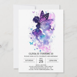 Ballerina Dreams Fairy Tale Birthday Invitation