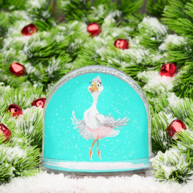 Ballerina Duck Snow Globe (Christmas)