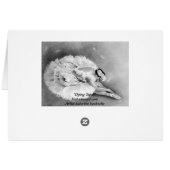 Ballerina Dying Swan Card (Back Horizontal)