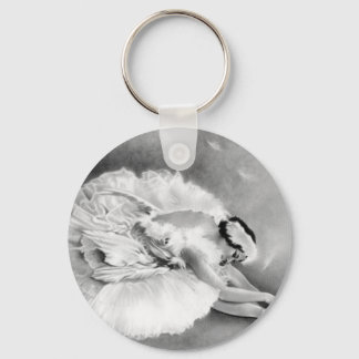 Ballerina Dying Swan Keychain
