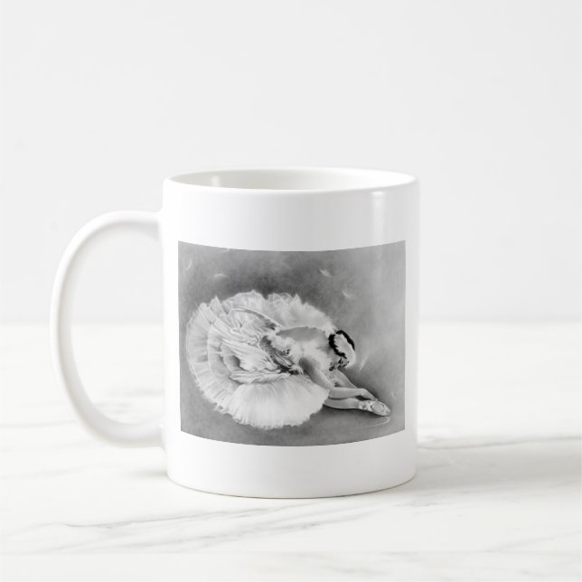 Ballerina Dying Swan Mug (Left)