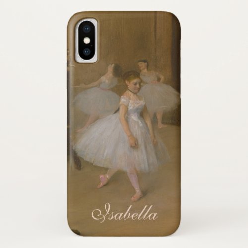 Ballerina  Edgar Degas  Dancer iPhone X Case