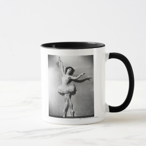 Ballerina en pointe BW Mug
