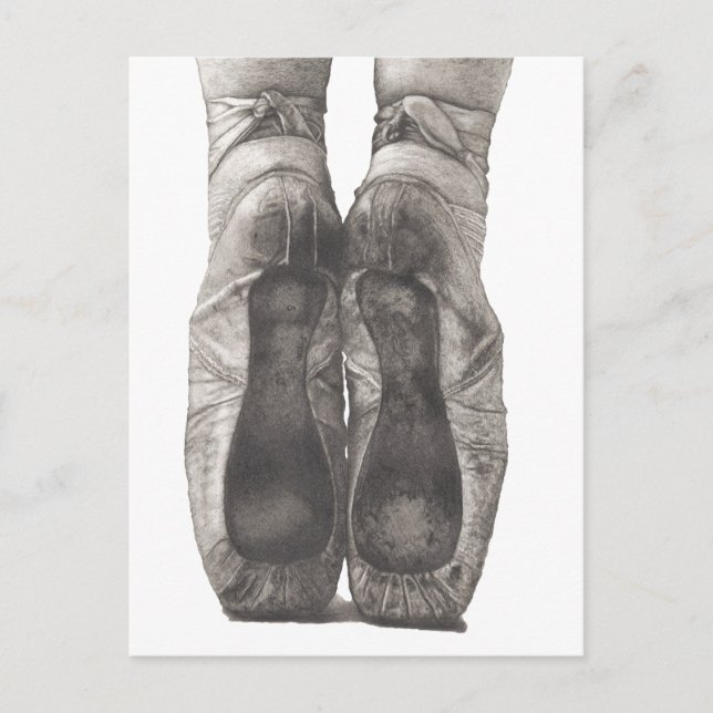 Ballerina en Pointe Postcard (Front)