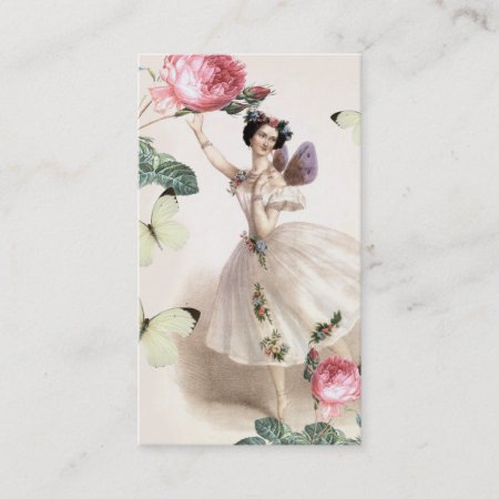 Ballerina Fairy Business Card